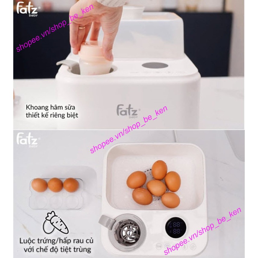 Máy tiệt trùng sấy khô hâm sữa điện tử có tích hợp khoang hâm bình sữa Fatzbaby CAPTAIN 1 - Fatz FB4320SJ