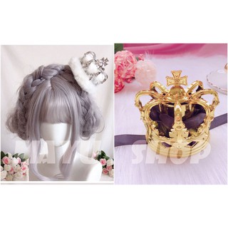 Vương miện dạng kẹp có kèm dây Phụ kiện Cosplay Lolita (ấn sang phải để xem ảnh thật)