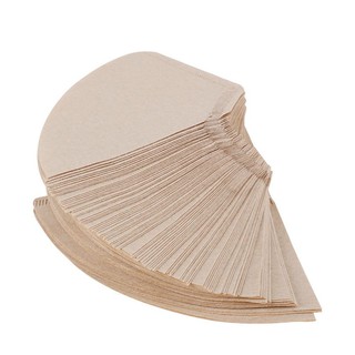 100pcs Hand Drip Wooden Tea Strainer Paper Bag Coffee Filter