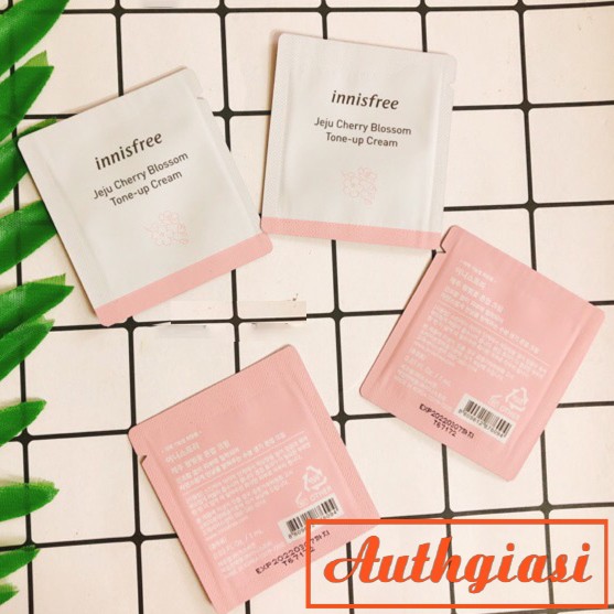 Sample Gói dùng thử INNISFREE Innisfree Jeju Cherry Blossom Tone Up Cream [ Gói 1ml ] | BigBuy360 - bigbuy360.vn