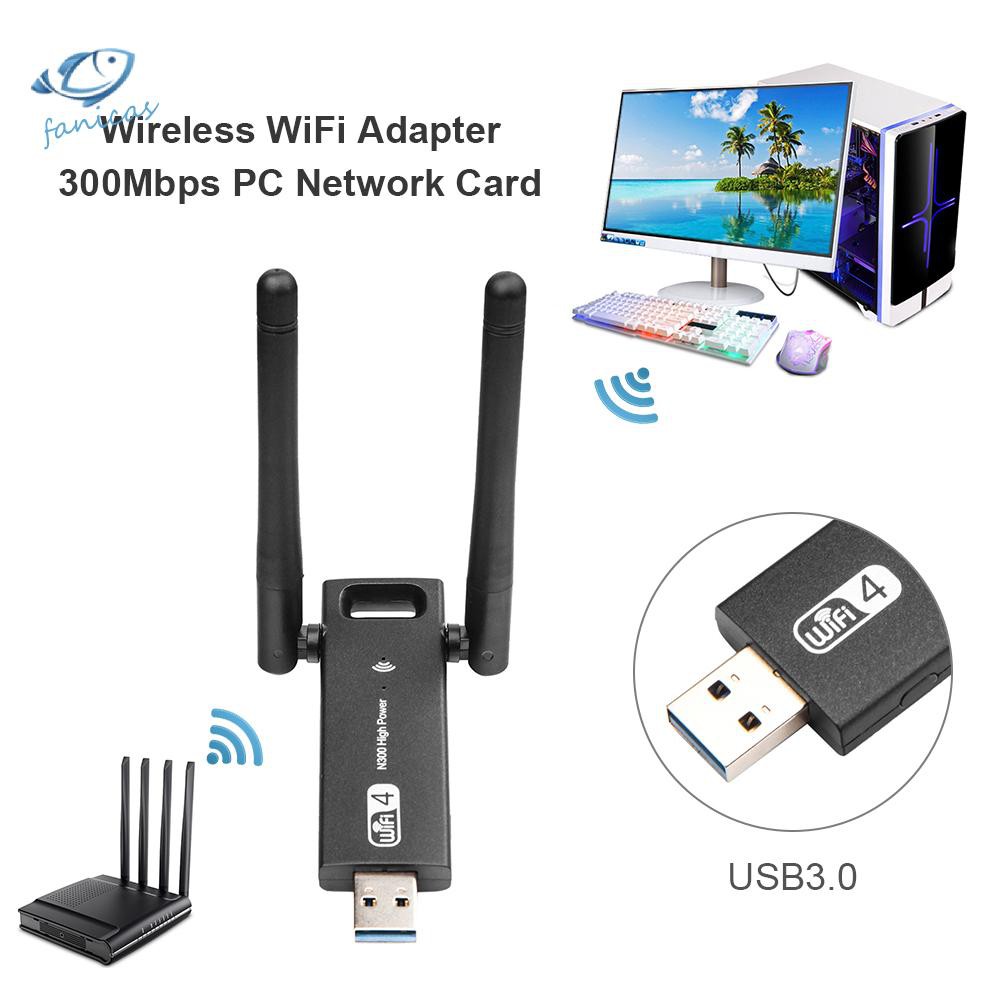 Usb 3.0 Wifi Không Dây 300mbps Cho Laptop Pc | BigBuy360 - bigbuy360.vn