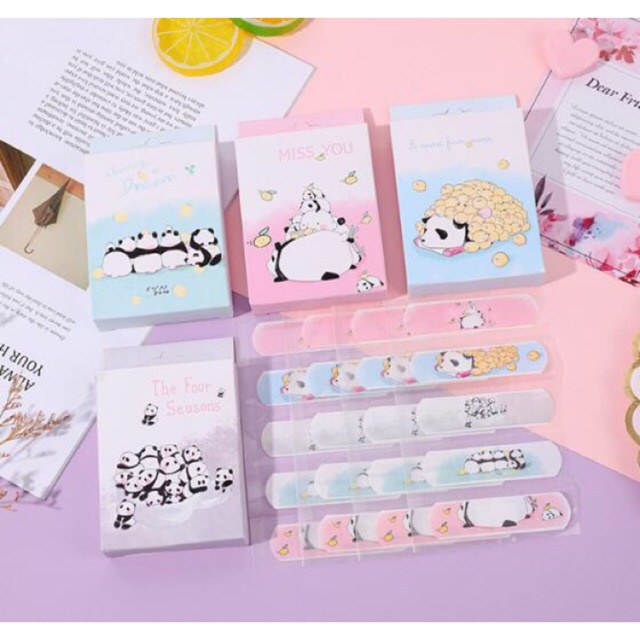 Hộp 20 Băng Cá Nhân Miếng Băng Keo Cá Nhân Băng Bó Vết Thương Họa Tiết Hoạt Hình Dễ Thương
