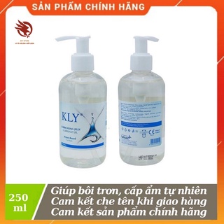 CHÍNH HÃNG  - Gel bôi trơn gốc nước KLY chai 250ml , An toàn, hiệu quả