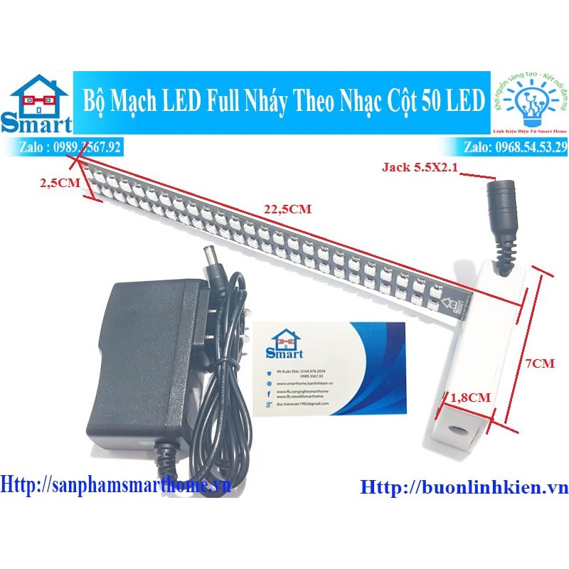 Bộ mạch nháy theo nhạc led W2812