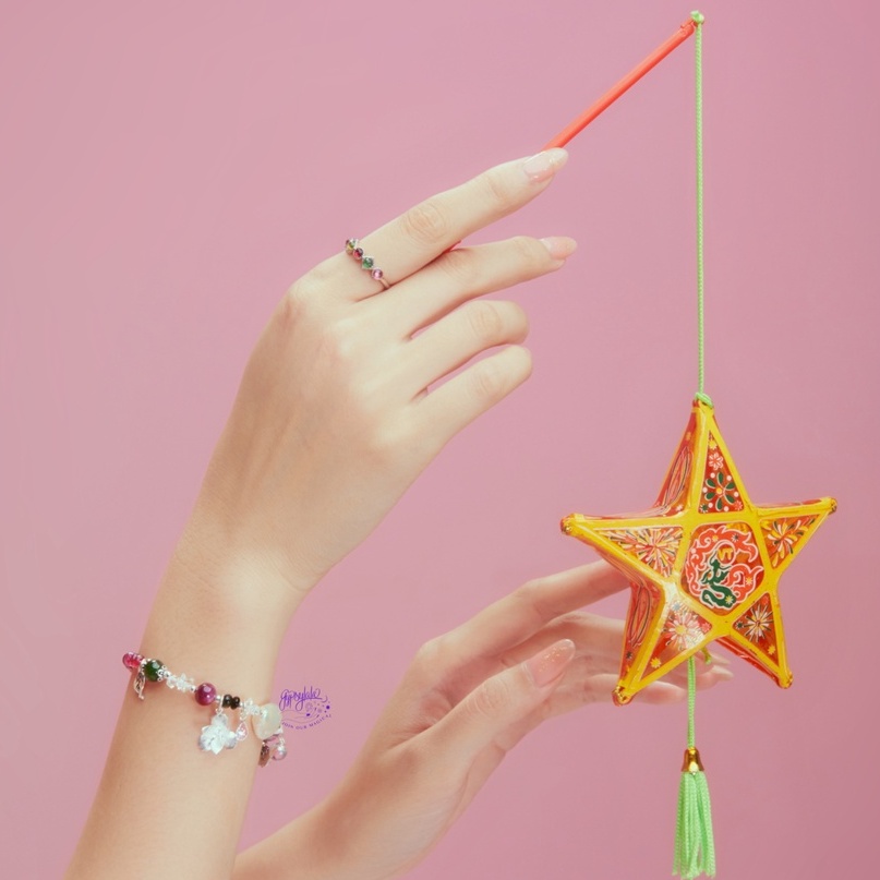 Nhẫn Bạc Joyful Đá Tourmaline Nhiều Màu SP005079 Gypsy.lala