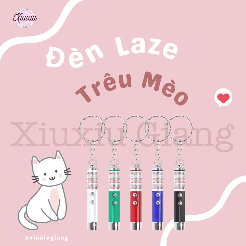[Kèm Pin] Đèn Laser Trêu Chó Mèo - Xiuxiu Giang