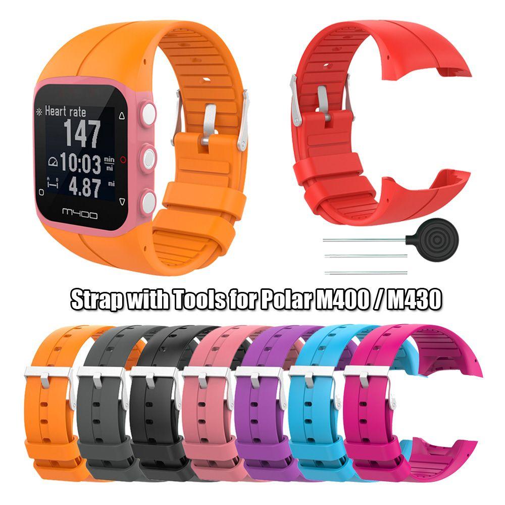 BTLIMER Dây Đeo Thay Thế Cho Đồng Hồ Thông Minh Polar M400 M430 GPS