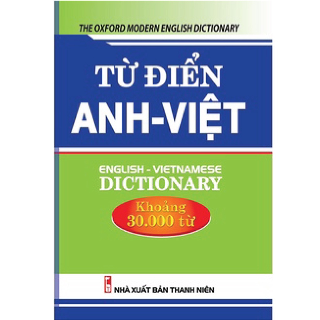 Sách Từ Điển Anh Việt 30.000 Từ