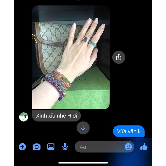 Vòng tay Tourmaline size nhí