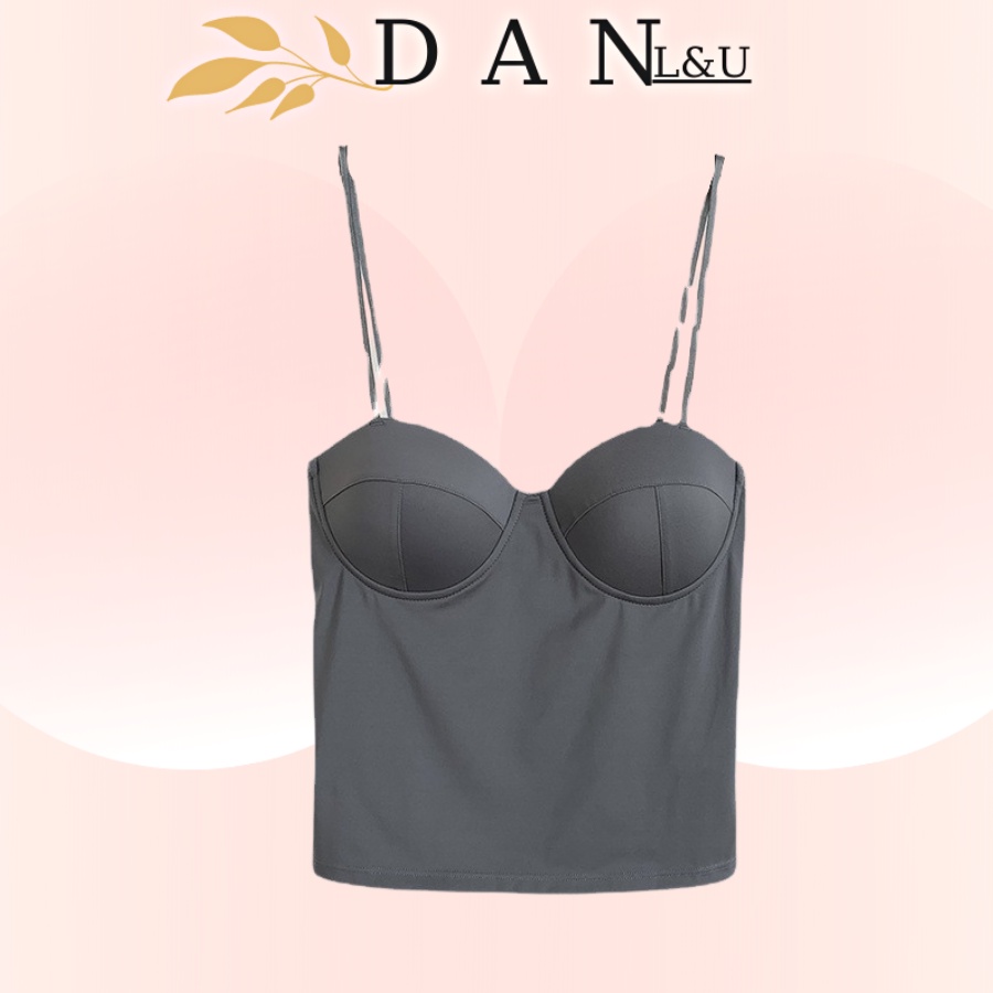 Áo Ngực Bra Dáng Dài Hai Dây Đệm Mút Nâng Ngực Sexy DAN L&amp;U 5026