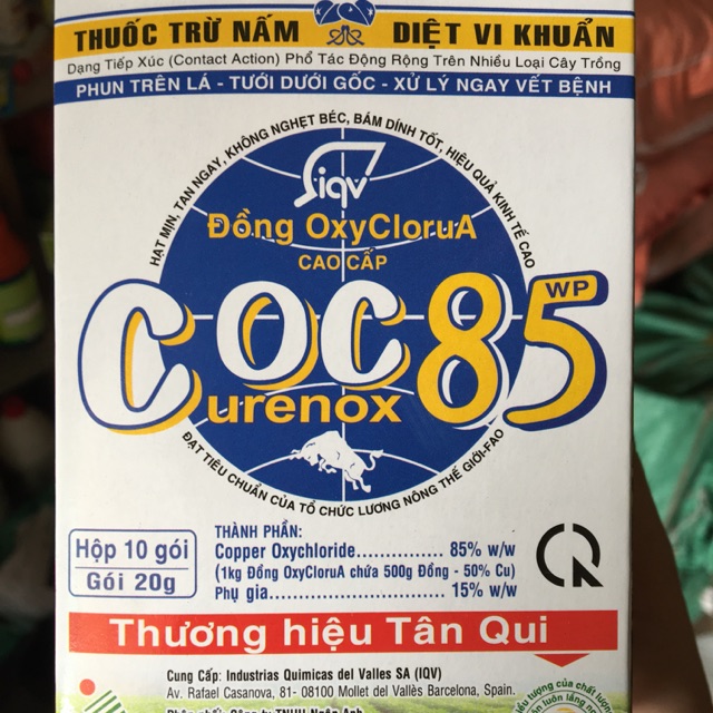 [ Hiệu Quả 100% ] Thuốc Trị Nấm Hoa Hồng Coc85 1 gói 20g - Trị Nấm Cây - Thuốc Trị Nấm - Nấm Cây Kiểng, Phong Lan