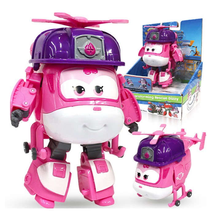 Dizzy Team Cứu Hộ đội bay siêu đẳng super wings Robot Biến Hình Máy Bay Cỡ Lớn