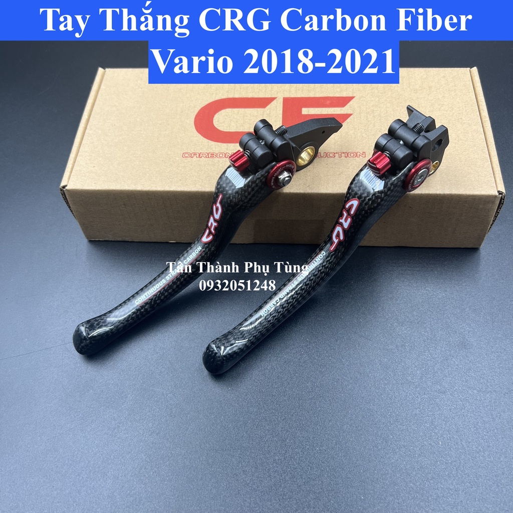 Tay thắng CRG Carbon Fiber Vario, Click 2018-2021