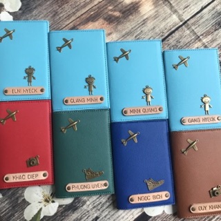 Ví da bọc hộ chiếu handmade Plan B