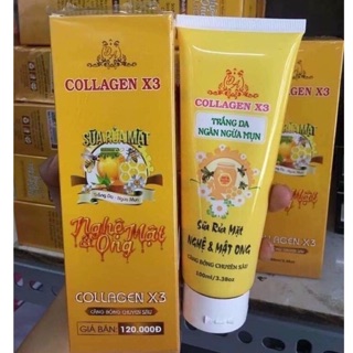 SỮA RỬA MẶT COLLAGEN X3 VÀNG