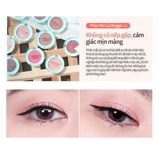 Phấn Mắt Lime Color & Eyes Single Shadow 1.4g (Nhũ Ít)