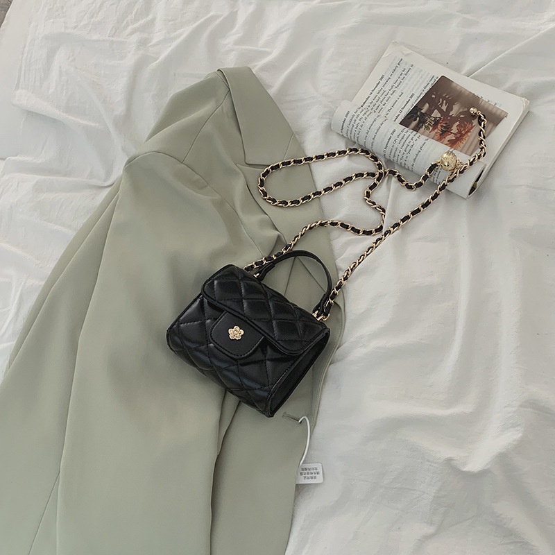 Túi Đeo Chéo Hình Vuông Cỡ Nhỏ Đính Hạt Thời Trang Cho Nữ