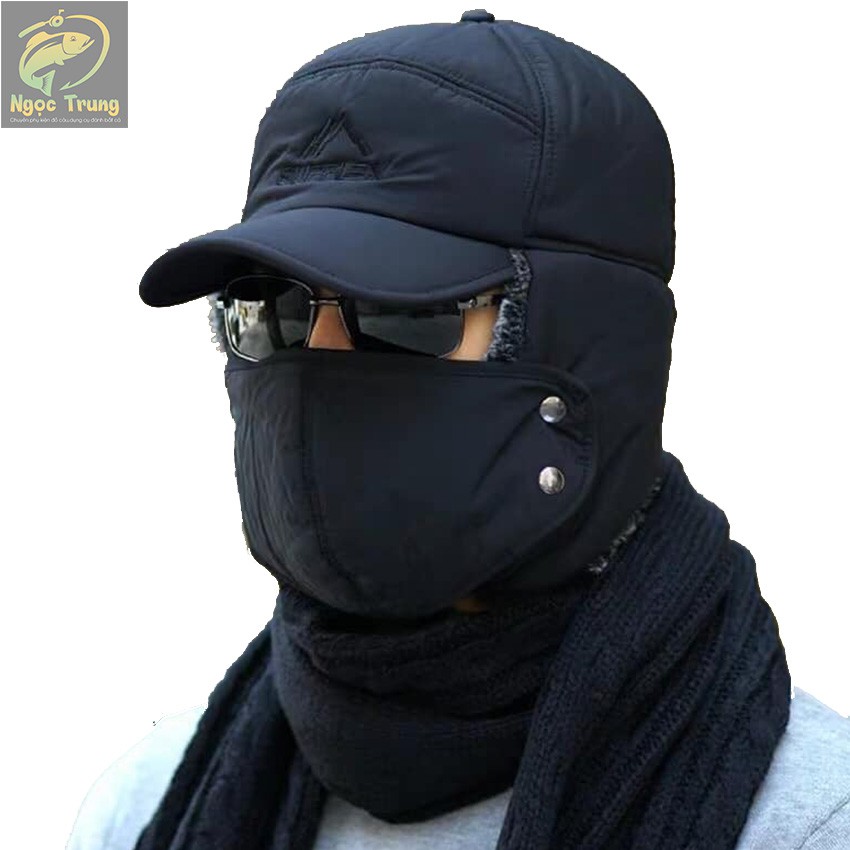 [Hàng Mới Về] Mũ Thời Trang Lông Cừu Chịu Rét,Chịu Lạnh Mùa Đông . Dùng Đi Sáng Sớm ,Buổi Tối Tặng Kèm Khẩu Trang