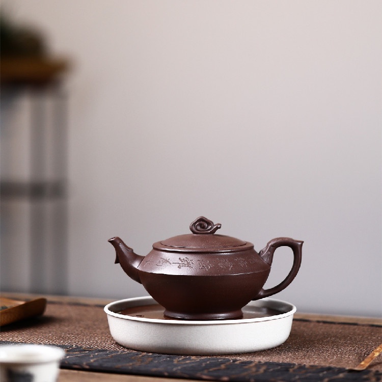 Ấm Tử Sa Nghi Hưng Hán Vân Phụng Vân 300 ml (Tử Nê)