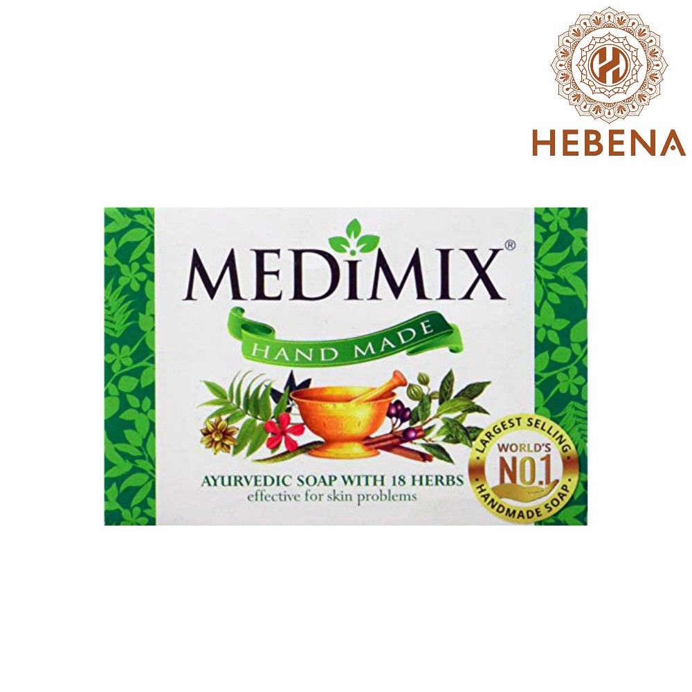 Xà phòng tắm 18 loại thảo dược - Medimix Handmade Ayurvedic Soap (SPK) - hebenastore