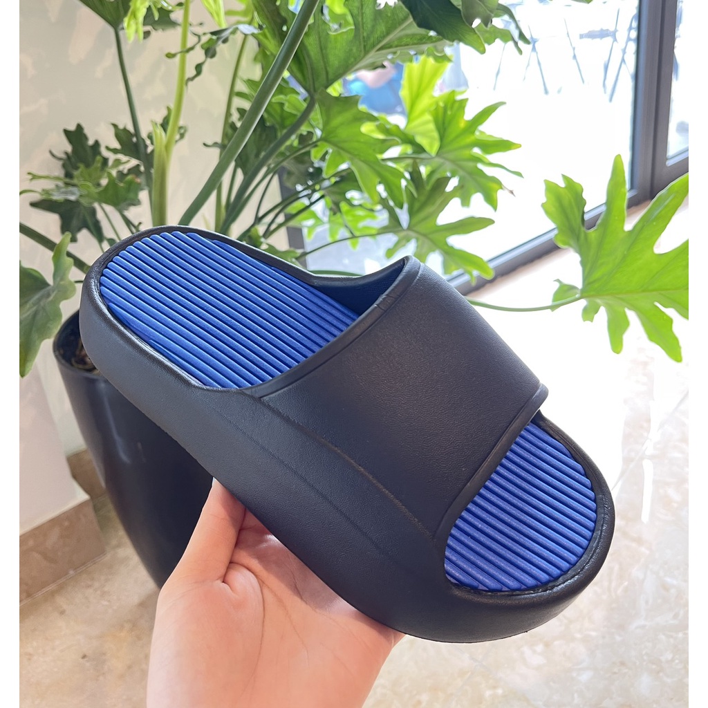 Dép lê đế bánh mì dày nhiều màu siêu nhẹ - 3P