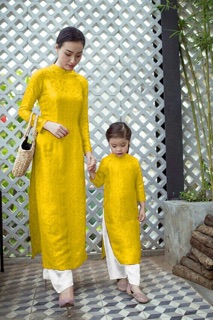 Set áo dài Mẹ và bé