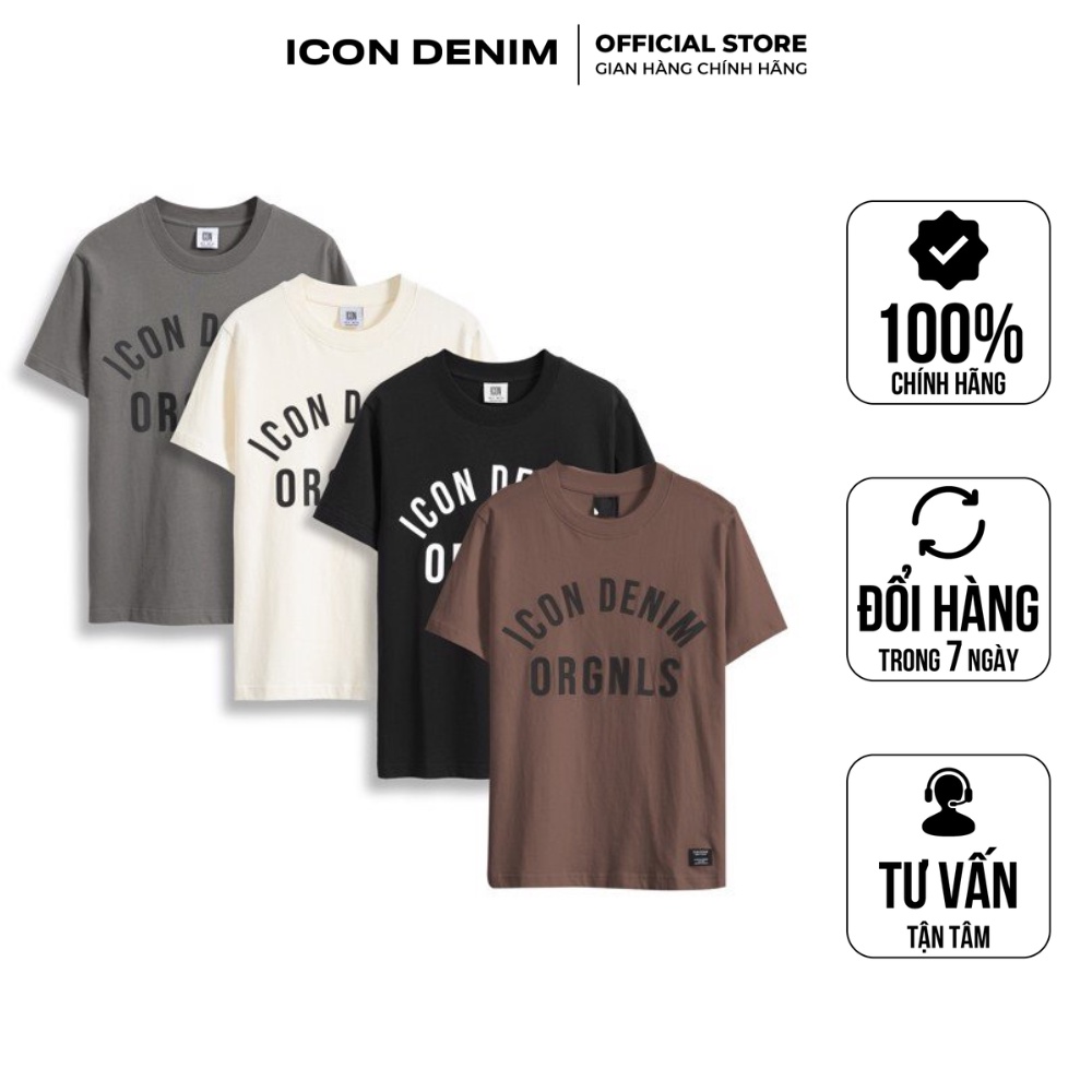Áo thun nam tay ngắn ICON DENIM form Regular ORGNLS chất liệu Cotton 2 thumbnail