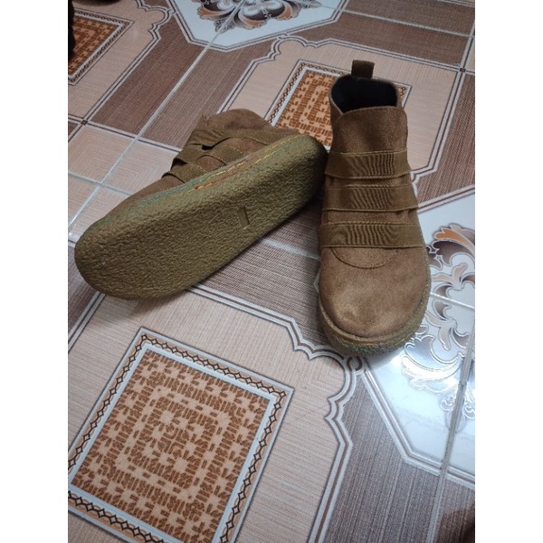 Giày retro chất da lộn, phong cách unisex