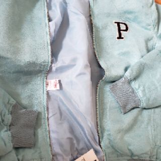 Áo bomber da lộn TOP SHOP
