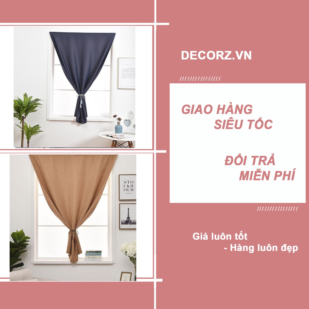 Rèm Cửa Sổ Phòng Ngủ Dán Tường, màn cửa sổ chống nắng may sẵn treo phòng ngủ | BigBuy360 - bigbuy360.vn