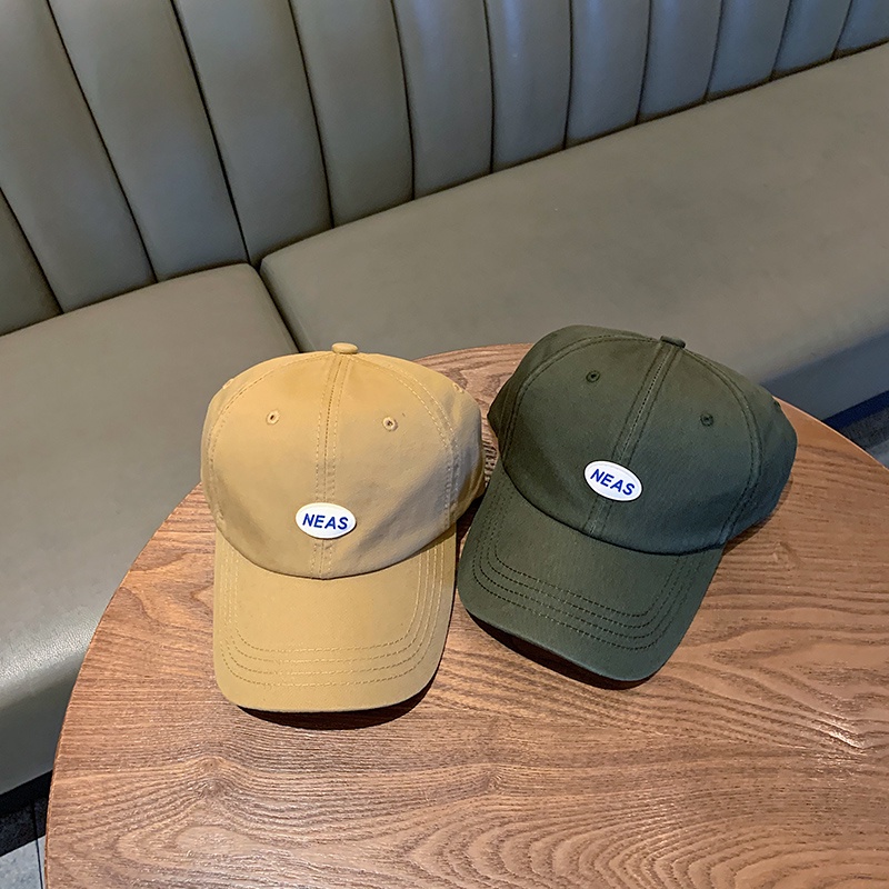 Nón Màu Pastel Tag NEAS - Mũ Lưỡi Trai Pastel Đính Tag NEAS