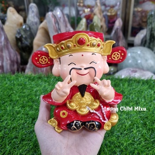 Tượng chibi Thần Tài vui vẻ 13cm