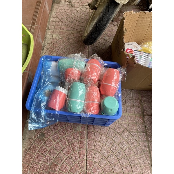 Dụng cụ vắt cam kiêm ép hoa quả 2in1 tiện lợi chất liệu nhựa lúa mạch an toàn