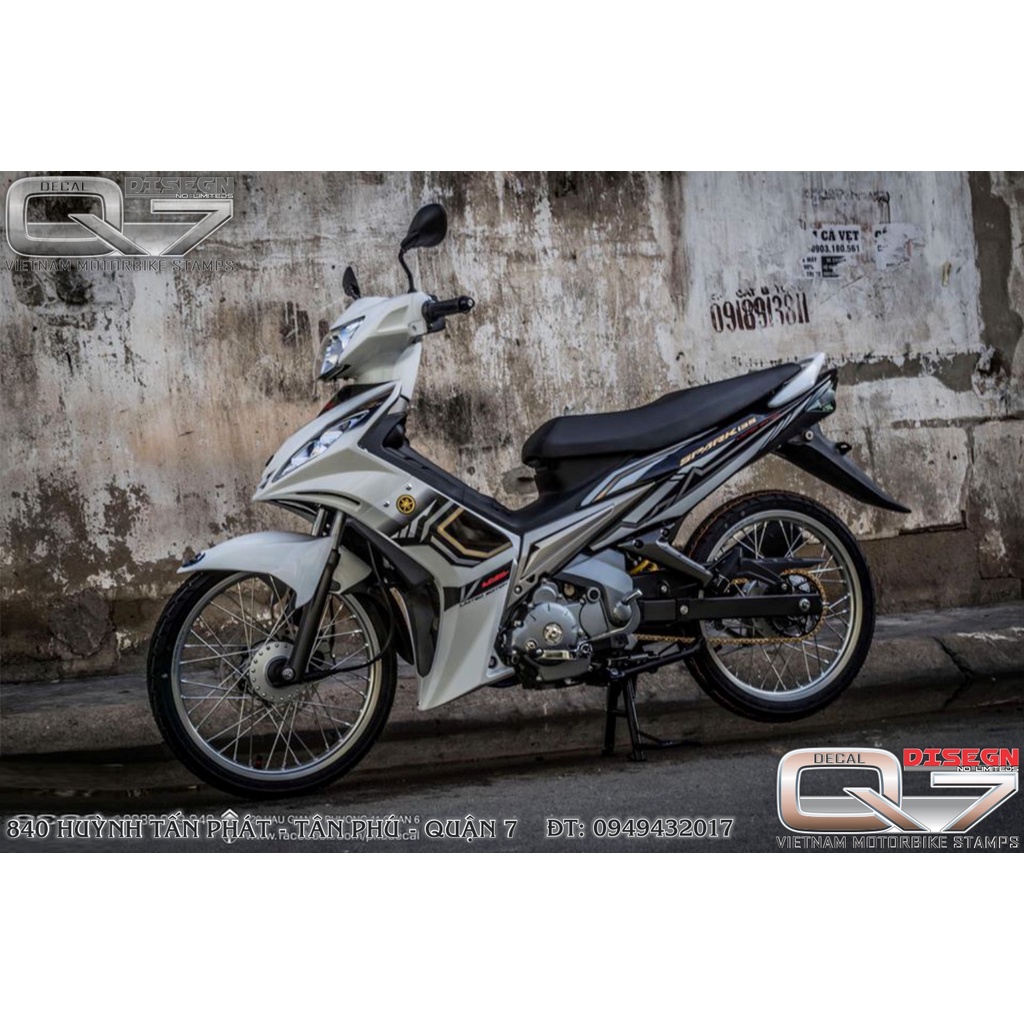 TEM RỜI EXCITER 2010 TRẮNG ĐEN