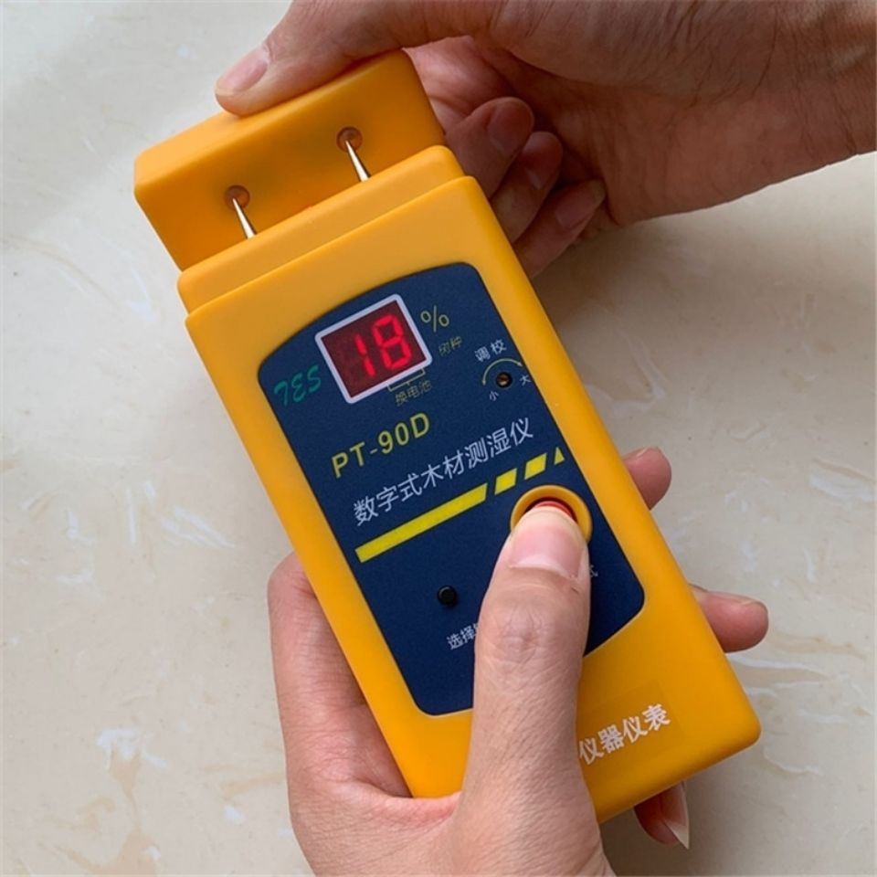 ◄✢✗Máy đo độ ẩm gỗ loại pin-in Máy đo độ ẩm gỗ ván kỹ thuật số Máy đo độ ẩm đồ nội thất