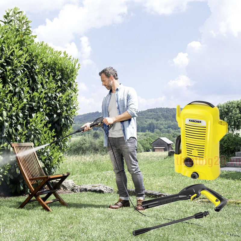 (HÀNG CHÍNH HÃNG ĐỨC) MÁY RỬA XE GIA ĐÌNH KARCHER K2 UNIVERSAL OJ EU