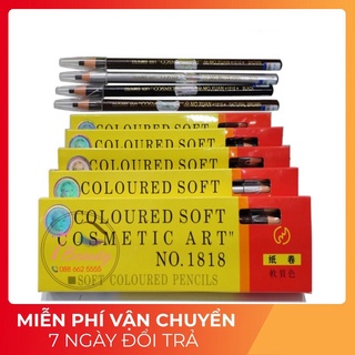 Chì xé 2 tem vẽ và kẻ chân mày