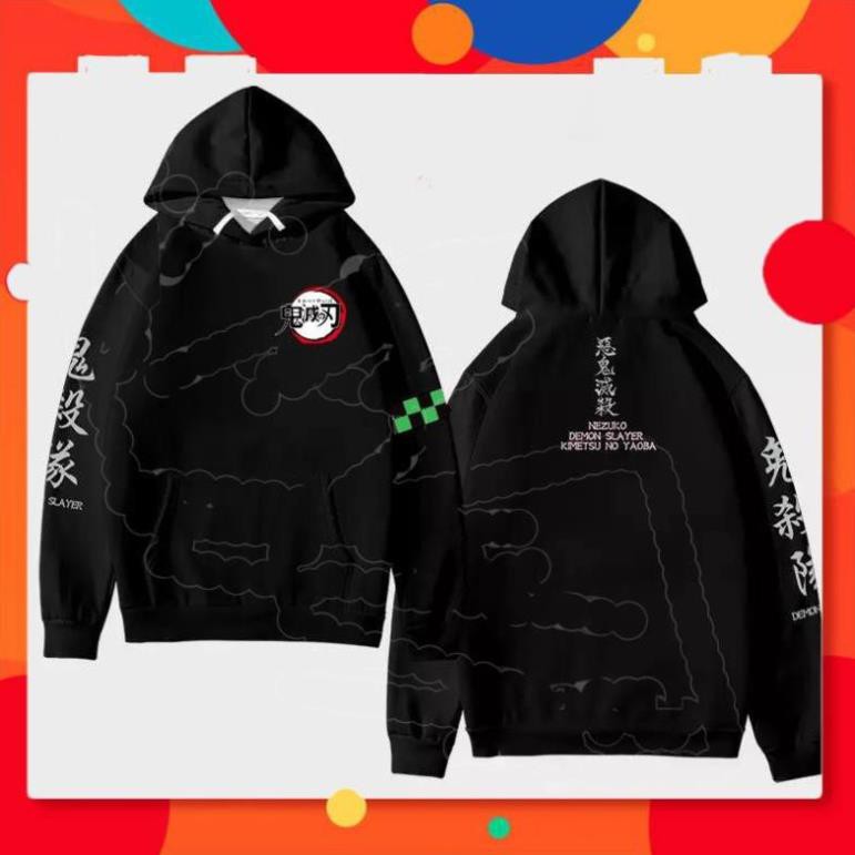 Áo Khoác hoodie in hình anime Kimetsu no yaiba cực chất đẹp rẻ chất lượng /uy tín chất lượng