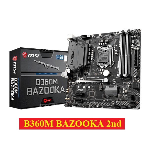 Bo mạch chủ MSI B360M BAZOOKA qua sử dụng, còn bảo hành