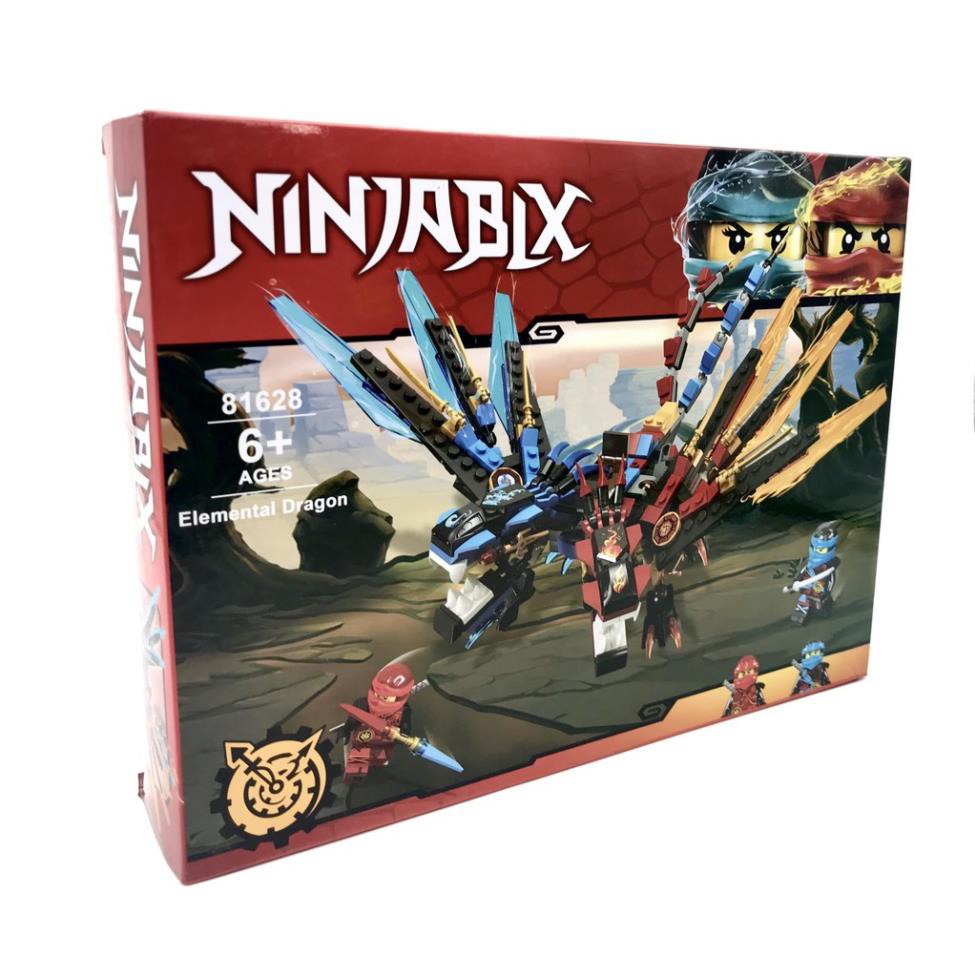 [Khai trương giảm giá] NINJAGO_Lego Ninja Cưỡi Rồng Hai Đầu Chiến Đấu (426 mảnh)