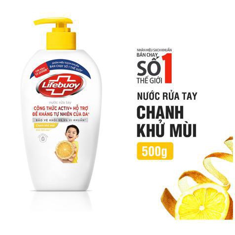 Nước rửa tay Lifebuoy 180g , xà bông rửa tay diệt khuẩn