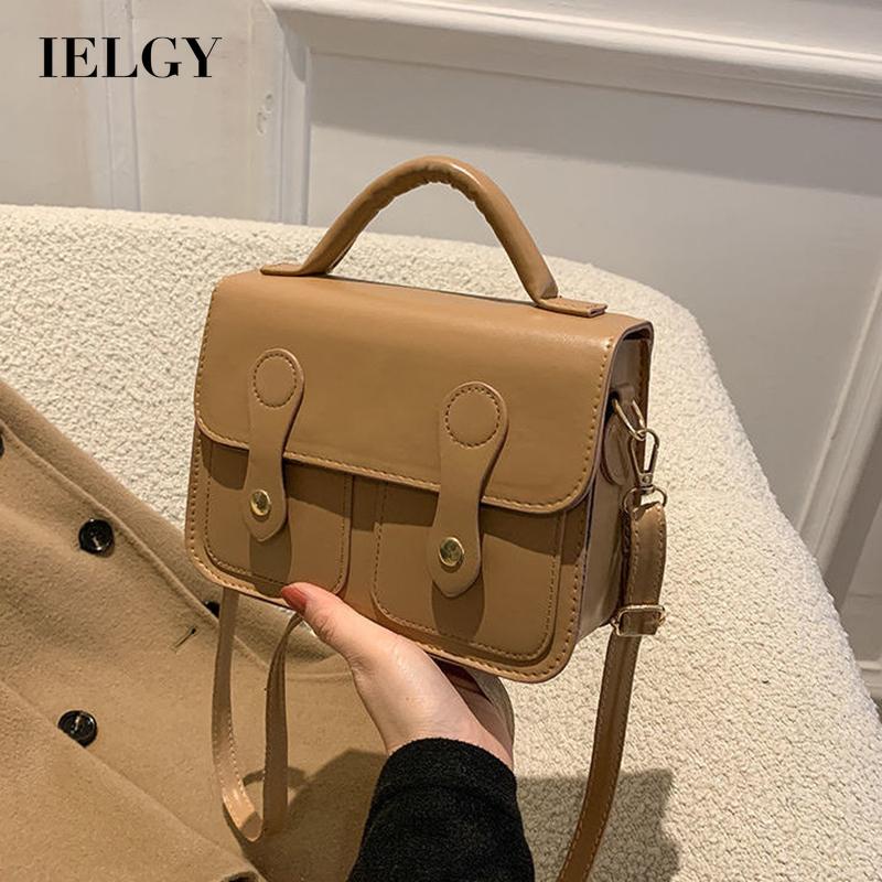 Túi đeo chéo IELGY màu sắc thời trang phong cách Hàn Quốc cho nữ