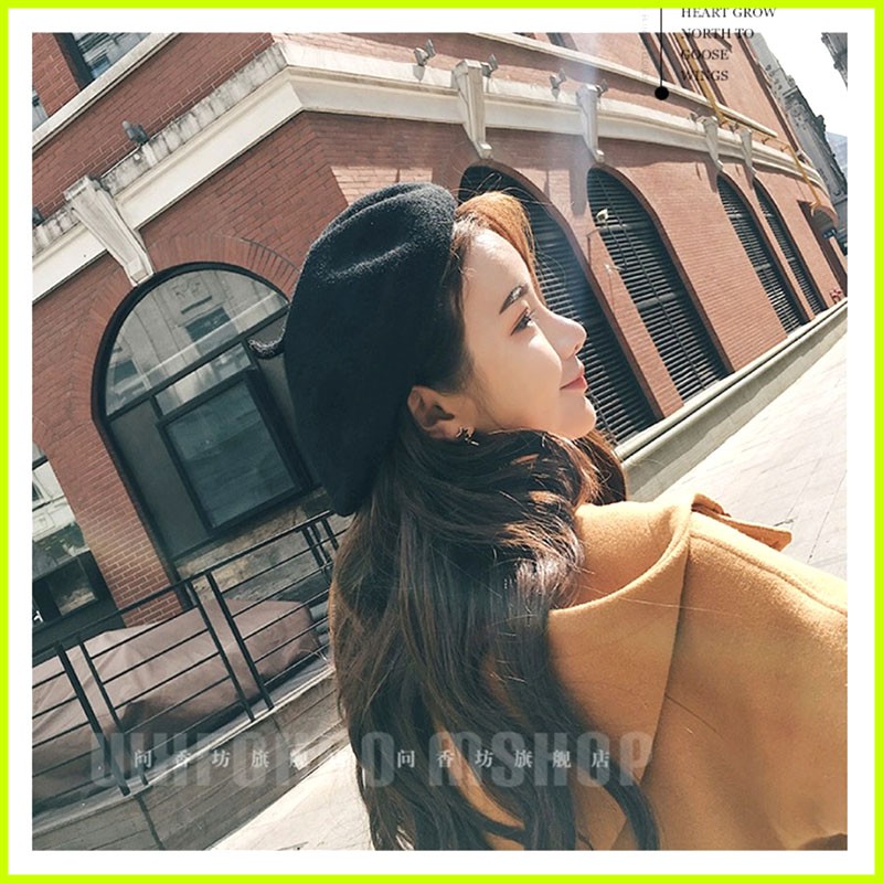 GIÁ SẬP SÀN Mũ Nồi, Nón Beret, Non Bánh Tiêu chất liệu dạ (nỉ) thời trang thu đông đẹp 2023 HOT