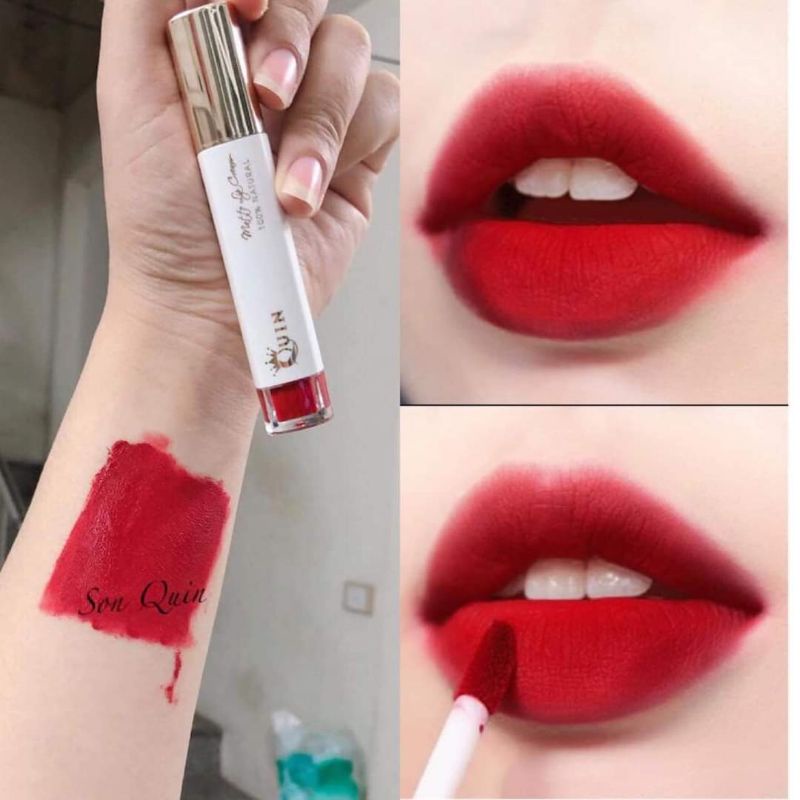 Son siêu lỳ Quin- Không Chì- Không thuỷ ngân- Dành cho bà bầu ( Sale lô son con trai làm rách vỏ) | BigBuy360 - bigbuy360.vn