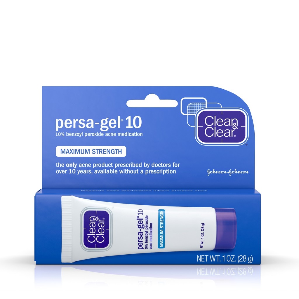 Gel giảm mụn Clean &amp; Clear Persa-Gel 10 Acne Medication with Benzoyl Peroxide