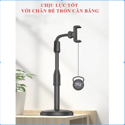 Giá Đỡ Điện Thoại livestream xem video Ổn Định Xoay 360 Độ dùng để Quay Phim Ghi Hình Đa Dụng