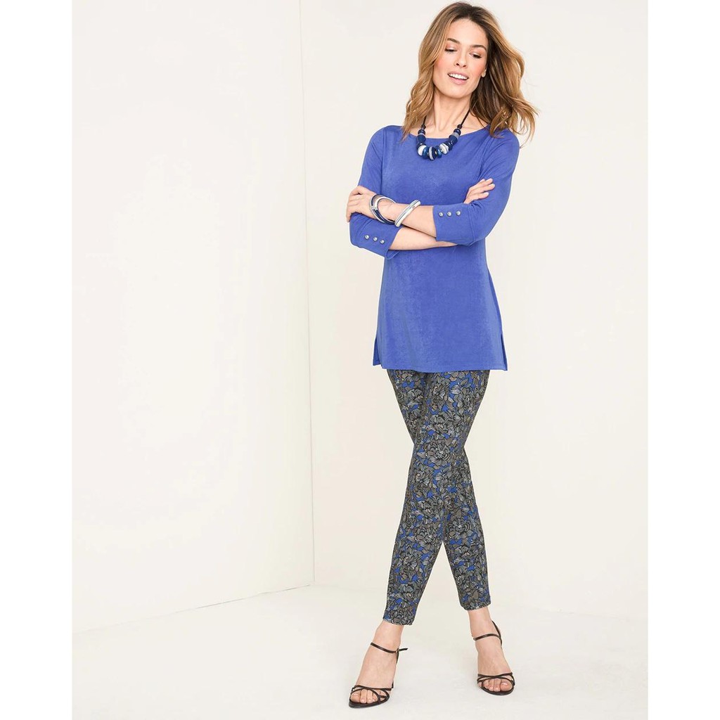 Quần tregging hoa Chic0s xuất xịn