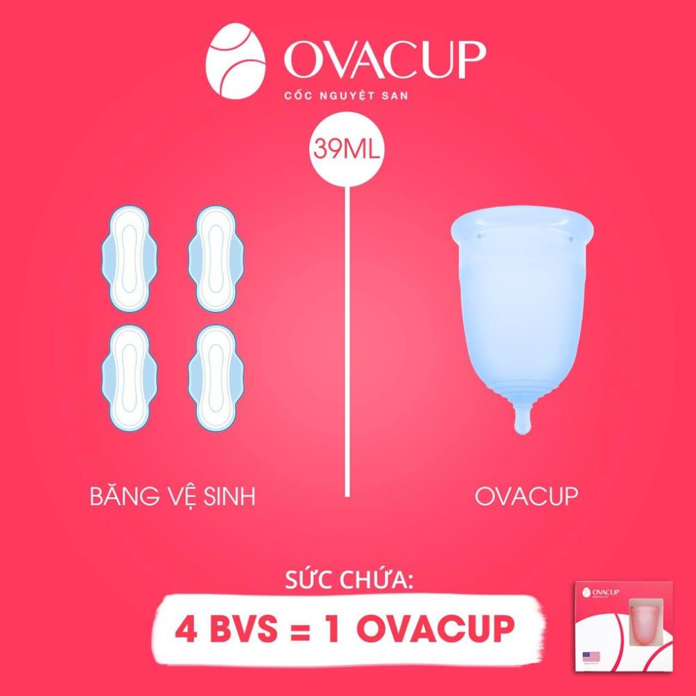 Cốc nguyệt san Ovacup - Hồng - Size S | Rendi Store