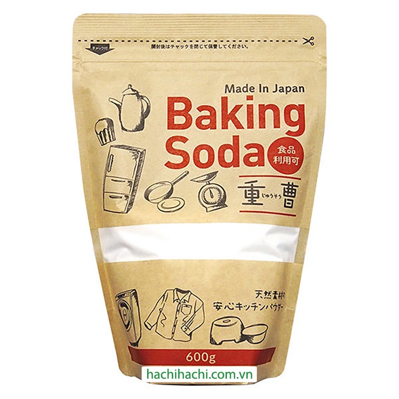 Bột tẩy rửa khử mùi Baking soda Tipo's Yuwa Nhật Bản 600g  - Hachi Hachi Japan Shop