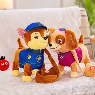6 Mẫu Đội Chó Cứu Hộ có dây dắt Biết Đi Sủa Có Nhạc Chase Skye Zuma Marshall Rocky Rubble Paw Patrol